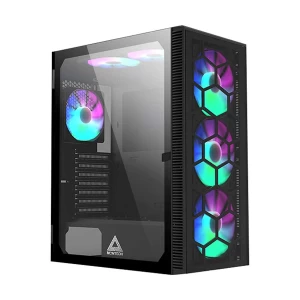 MONTECH X3 GLASS Mid Tower Black Gaming Desktop Casing