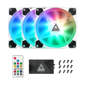 MONTECH Z3 Pro ARGB 120mm (3xFAN) White Casing Cooling Fan