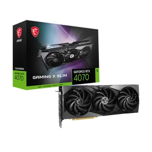 MSI GeForce RTX 4070 GAMING X SLIM 12G 12GB GDDR6X Graphics Card