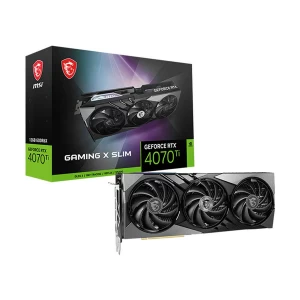 MSI GeForce RTX 4070 Ti GAMING X SLIM 12G 12GB GDDR6X Graphics Card