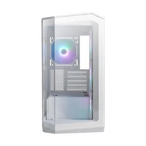 MSI MAG PANO M100R PZ Mid Tower White Micro-ATX Gaming Desktop Casing