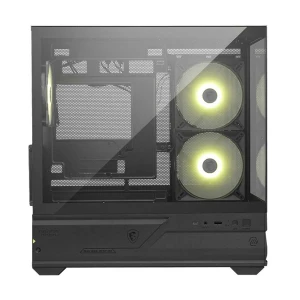 MSI MAG PANO M110R ARGB Mini Tower Black (Tempered Glass Window) Micro-ATX Gaming Desktop Case