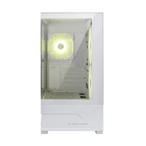 MSI MAG PANO M110R ARGB Mini Tower White (Tempered Glass Window) Micro-ATX Gaming Desktop Case