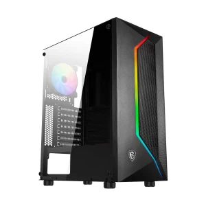 MSI MAG VAMPIRIC 100R Mesh Mid Tower Black (Tempered Glass Side Window) Gaming Desktop Case