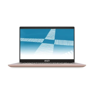 MSI Modern 14 C12MO Intel Core i3 1215U 16GB RAM 512GB SSD 14 Inch FHD IPS Display Beige Rose Laptop With Bag