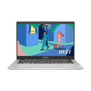 MSI Modern 14 C13M 13th Gen Intel Core i5 1335U 16GB RAM, 512GB SSD 14 Inch FHD Display Urban Silver Laptop (Laptop Bag is given Separately)