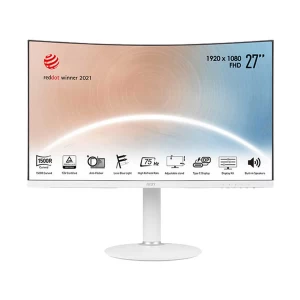 MSI Modern MD271CPW 27 inch Full HD Curved HDMI, USB Type-C Monitor