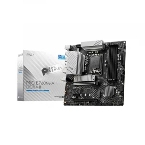 MSI PRO B760M-A DDR4 II DDR4 12th/13th/14th Gen Intel LGA1700 Socket Motherboard