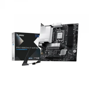 MSI PRO B860M-P (Wi-Fi 6E) DDR5 (Intel Core Ultra LGA1851 Socket) Micro-ATX Motherboard