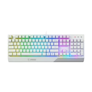 MSI VIGOR GK30 RGB Wired White Gaming Keyboard (US Layout)