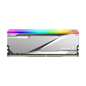 Netac Z RGB 16GB DDR5 6600MHz Silver Heatsink Desktop RAM #NTZED5P66DP-32S