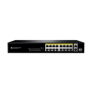 Netis ST119GHPDI-2G1MS-250 19-Port (16-Port 10/100M PoE, 2-Port 10/100/1000M Uplink & 1-Port 2.5G SFP+) Unmanaged Switch