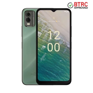 Nokia C32 7GB RAM (4GB+3GB Virtual), 64GB ROM Autumn Green Smartphone