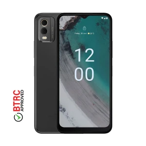 Nokia C32 7GB RAM (4GB+3GB Virtual), 64GB ROM Charcoal Black Smartphone