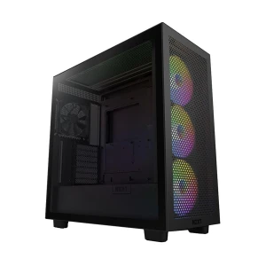 NZXT H7 Flow RGB (2023) Mid Tower Black ATX Gaming Desktop Case #CM-H71FB-R1