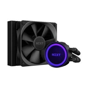 NZXT Kraken 120 AIO Liquid CPU Cooler with Aer P120 and RGB LED #RL-KR120-B1