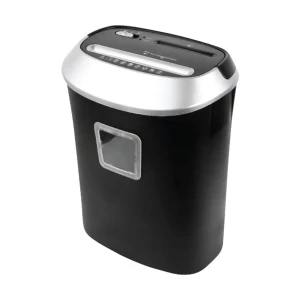 Ofitech OS1201D Cross Cut 12 Sheet Black Paper Shredder