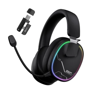 Onikuma GT836 Bluetooth (Four-Mode) Black Gaming Headphone