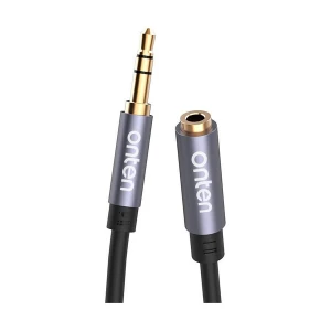 Onten OTN-A102 3.5mm Male to Female, 2 Meter, Black Audio Cable #OTN-A102