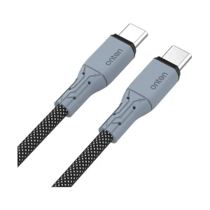 Onten OTN-CC302 USB Type-C Male to Male, 1 Meter, Black & Gray Charging Cable #OTN-CC302