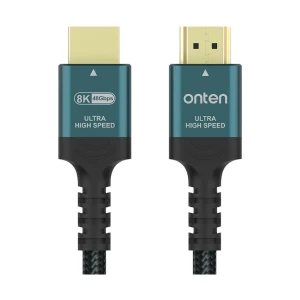 Onten OTN-HD183 HDMI 2.1 Male to Male 2 Meter, Black Cable #OTN-HD183 (8K)