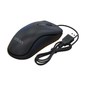 Onten OTN-MS335 Wired Black Optical Mouse