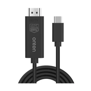 Onten OTN-UC501 USB Type-C Male to HDMI Male, 1.8 Meter, Black Cable #OTN-UC501 (4K)