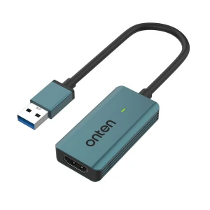 Onten OTN-US331 Teal HDMI Video Capture Card
