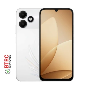 Oppo A6C 4GB RAM, 64GB ROM Feather White Smartphone (Dual Physical Sim)