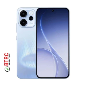 Oppo Reno15 5G 12GB RAM 256GB ROM Aurora Blue Smartphone (Single Physical Sim & Single Physical/eSim)