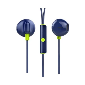 Oraimo Half In-Ear Wired 3.5mm Jack Blue Earphone #OEP-320