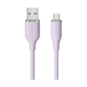 Oraimo SilkLine USB Male to Micro USB Male, 1 Meter, Purple Charging & Data Cable #OCD-115M
