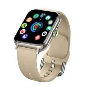 Oraimo Watch 6 Pro Titanium Gold Bluetooth Calling Smart Watch With Dual Straps #OSW-807S