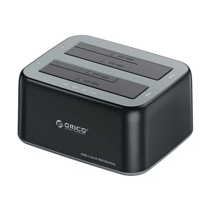 ORICO 2.5/3.5 inch USB 3.2 (5 Gbps) Dual Bay Black External HDD/SSD Dock #6829C3-V1