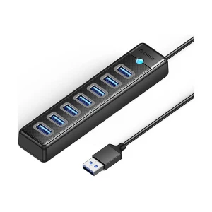 ORICO 7 Ports USB 3.0 HUB #PW7U-U3-BK (0.5 Meter)