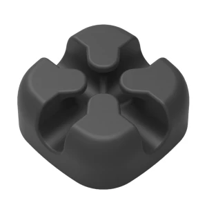 ORICO Desktop Cross-Shaped Silicone Black Cable Clip # CBSX