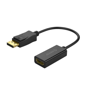 ORICO Display Port Male to HDMI Female Built-in 0.3Ft/15CM Black Converter #XD-DFH