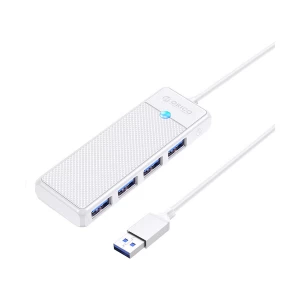 Orico PW Series USB Male to Quad USB 3.0 Female White HUB #PAPW4A-U3-WH