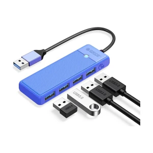 ORICO PW Series USB Male to Quad USB 3.0 Female Blue HUB #PAPW4A-U3-BL