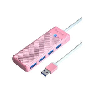 ORICO PW Series USB Male to Quad USB 3.0 Female Pink HUB #PAPW4A-U3-PK