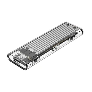 Orico TCM2-C3 Silver NGFF/NVMe M.2 SSD Enclosure #ORICO-TCM2-C3-SV-BP-HW