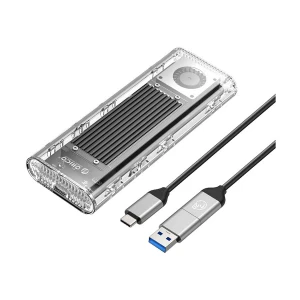 Orico TCM2-G20 M.2 NVMe Black SSD Enclosure #ORICO-TCM2-G20-BK-BP