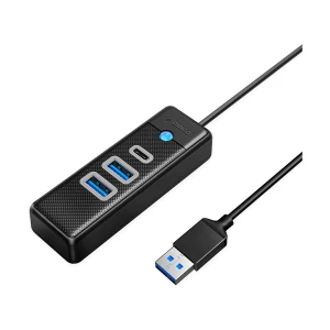ORICO USB Male to Dual USB 3.0 & Type-C Female Black HUB #WC2U-U3-015-BK