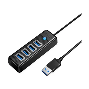 ORICO USB Male to Quad USB 3.0 Female Black HUB #PW4U-U3-BK