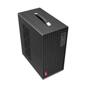 OVO 2801 Mini Tower Black Micro-ATX Desktop Case with Standard PSU
