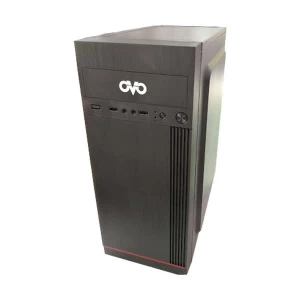 OVO AH-1905 Mid Tower Black Desktop Casing (Without PSU & Power Cable)