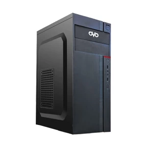 OVO AH-1909 Mid Tower Black Desktop Casing (Without PSU & Power Cable)