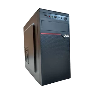 OVO R-1703 Mini Tower Black Desktop Casing with Standard PSU (Without Power Cable)