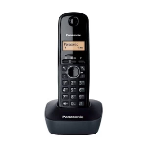 Panasonic KX-TG1611 Cordless Black Phone Set
