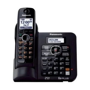 Panasonic KX-TG3821 Cordless Black Phone Set